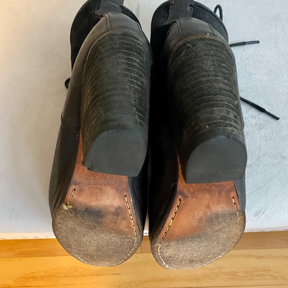 Beautiful Rag&Bone black leather/suede booties - Picture 3 of 4